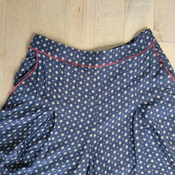 Ark and Co navy blue wide leg shorts size Medium - Picture 5 of 14